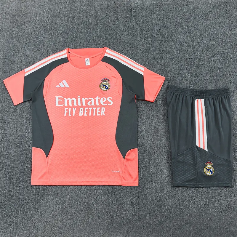 2026-27 Real Madrid Orange-Pink Training Jersey