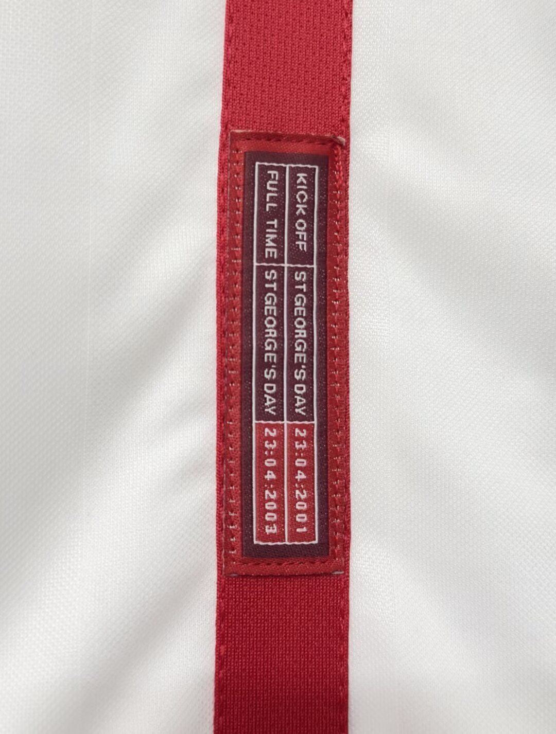 2002 England Home Retro Jersey