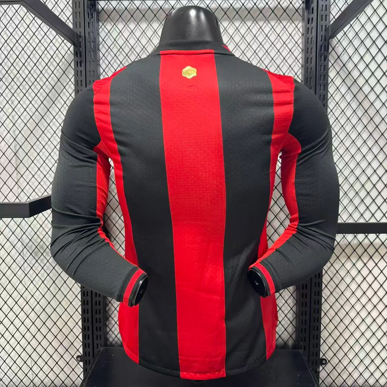 2026-27 AC Milan Home Long-Sleeve Jersey – Player Version