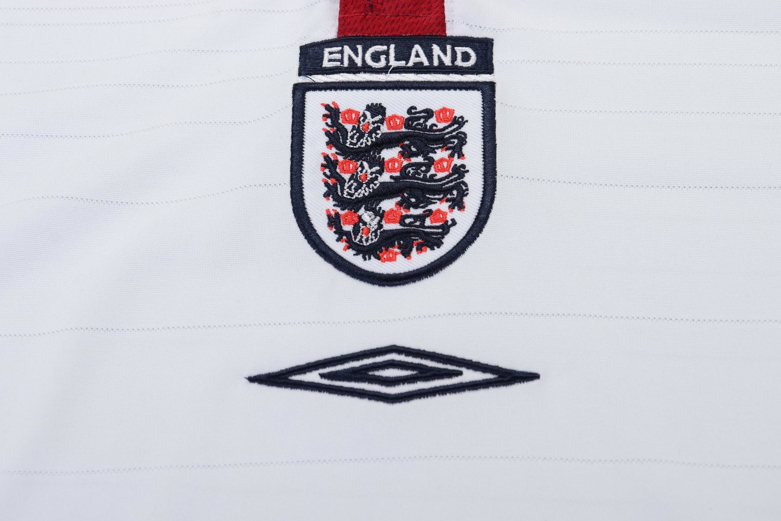 2004 England Home Retro Shirt – Kids