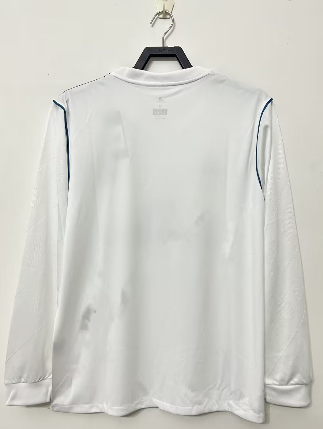 2017-18 Real Madrid Home Long Sleeve Retro Jersey