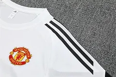 2025-26 Manchester United White Short Sleeve Training Jersey