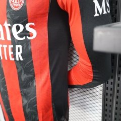 2025-26 AC Home Long Sleeve Jersey - Player Edition