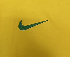 2002 Brazil Home Long Sleeve Retro Jersey