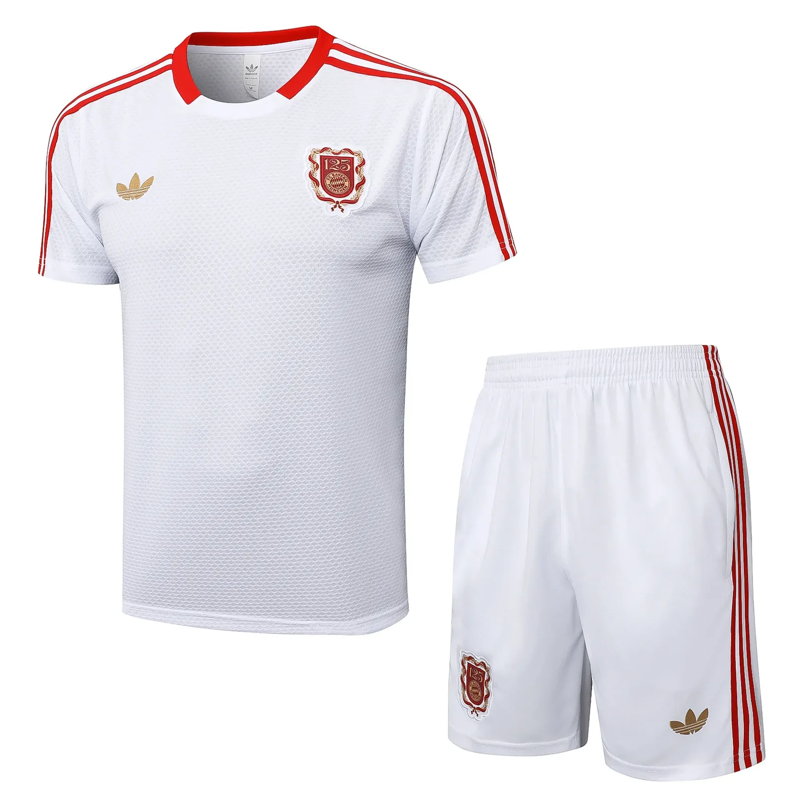 2025-26 Bayern Munich White Short-Sleeve T-Shirt 125th Anniversary Edition