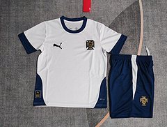 2025-26 Portugal White Training Jersey - Kids