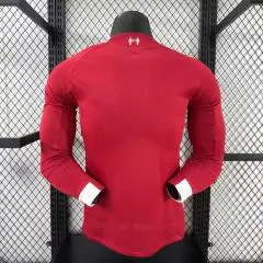 2025-26 Liverpool FC Home Long Sleeve Shirt - Player Edition