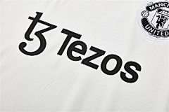 2025-26 Manchester United white short-sleeved training jersey
