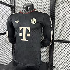 2025-26 Bayern Munich Second Away Long Sleeve Jersey - Player Edition