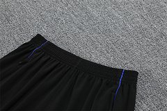 2025-26 Real Madrid yellow and blue camouflage half-pull training uniform jersey