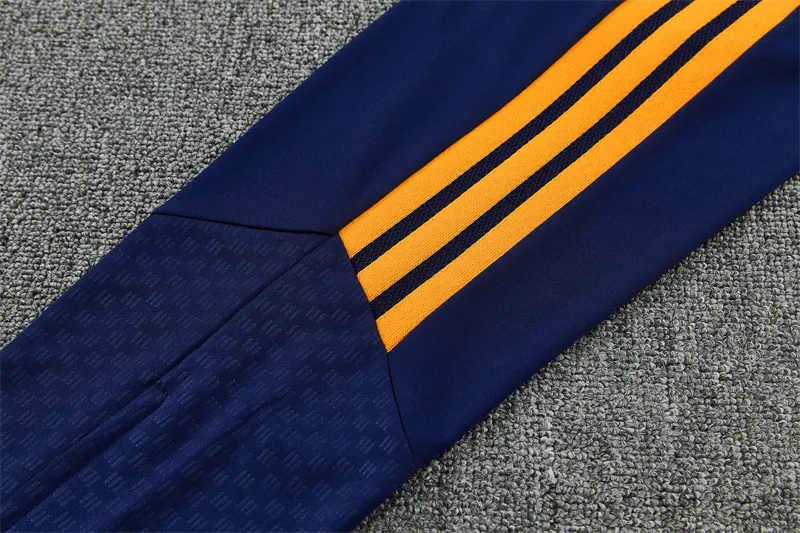 2026-27 Real Madrid Royal Blue Half-Zip Training Jersey