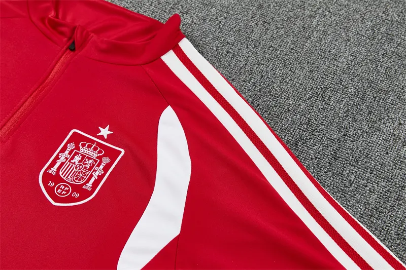 2026-27 Spain Red Half-Zip Training Jersey