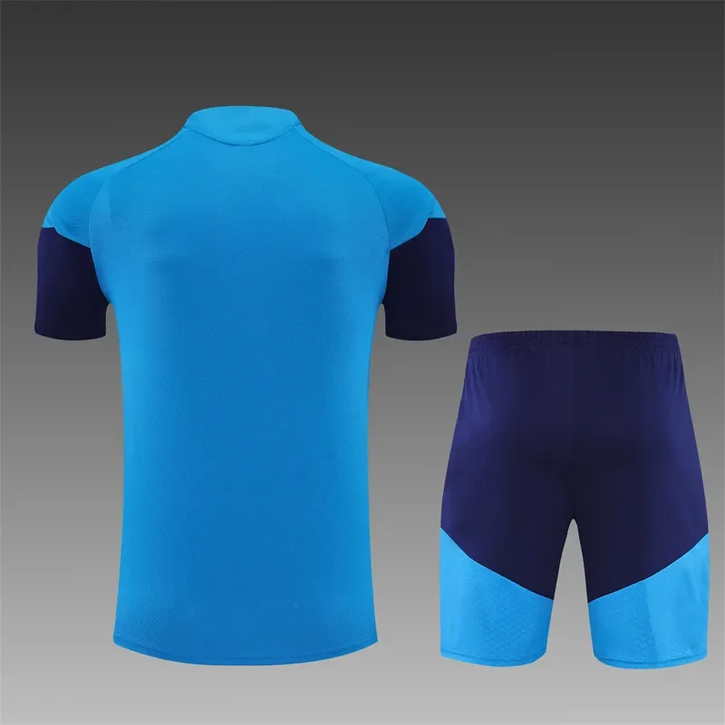 2026-27 Spain Team Lake Blue Short-Sleeve Training Jersey (Two Stars)
