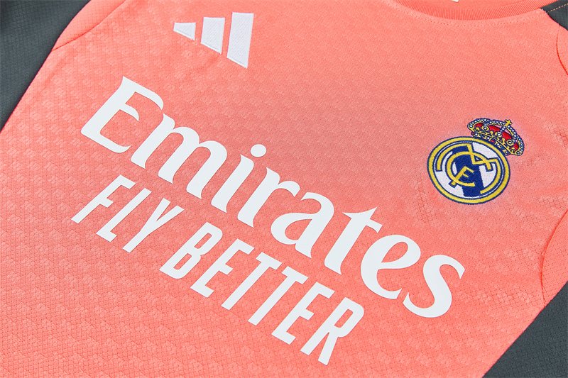 2026-27 Real Madrid Orange-Pink Training Jersey