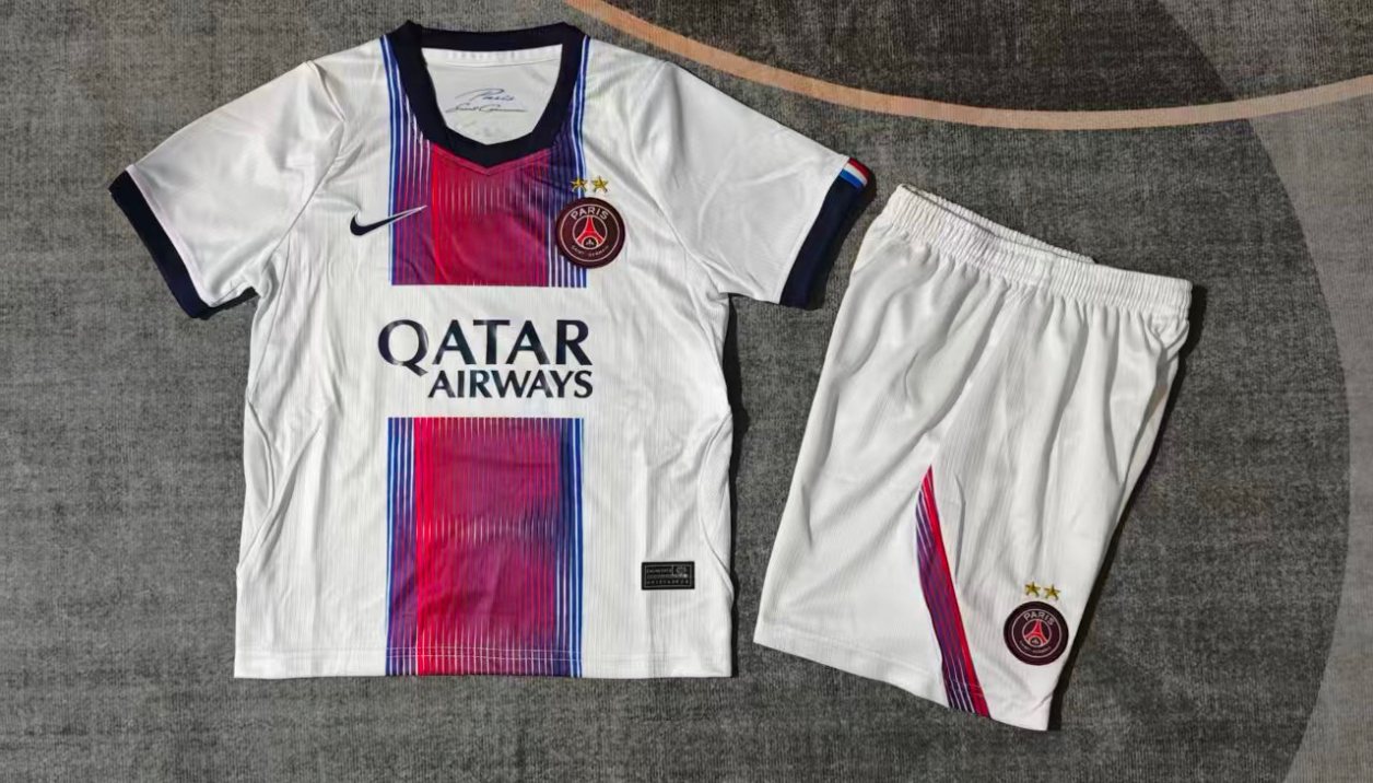 2026-27 Paris Saint-Germain Away Kit (Double Stars) – Kids'