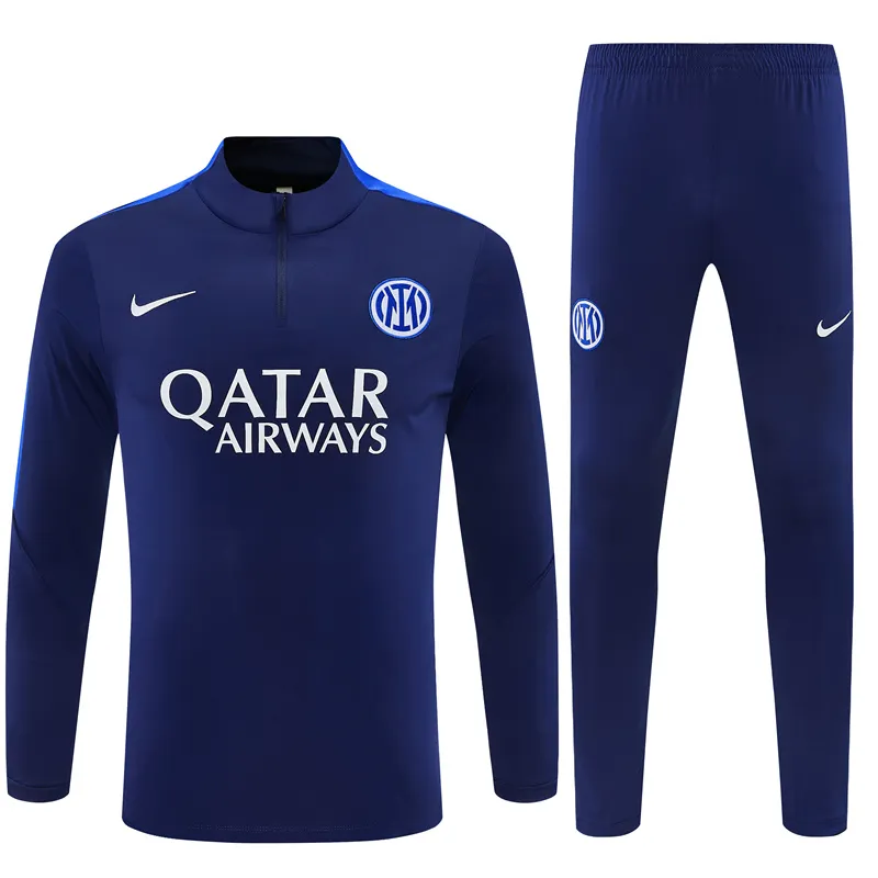 2026-27 Inter Milan Royal Blue Half-Zip Training Jersey