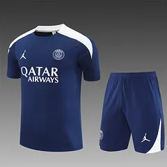 2025-26 Paris Royal Blue Short Sleeve Training Jersey