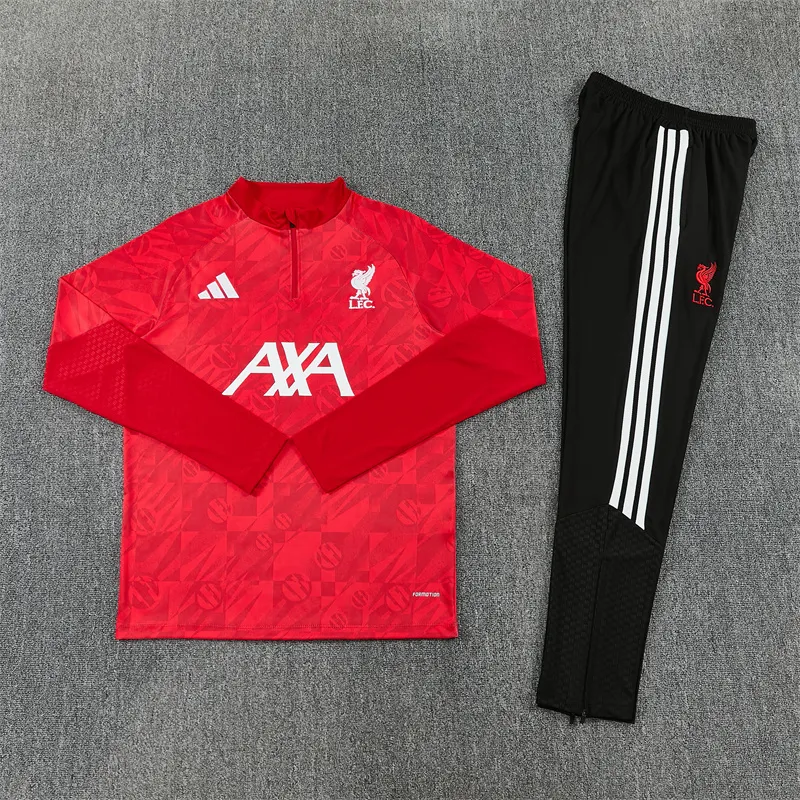 2026-27 Liverpool Red Half-Zip Training Kit