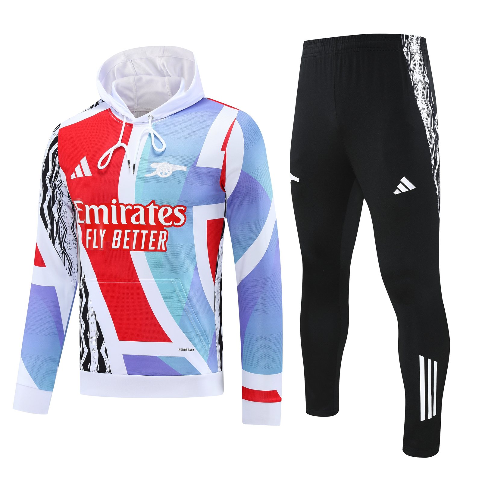 2025-26 Arsenal training kit hooded jersey