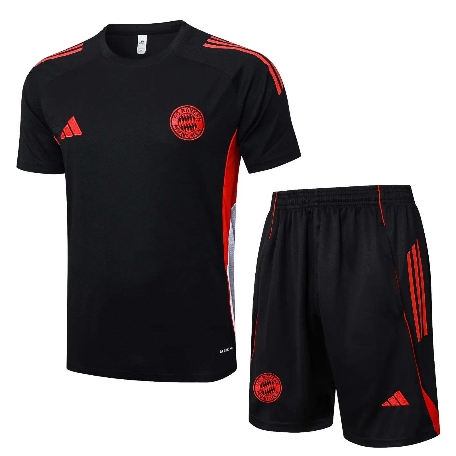 2025-26 season Bayern Munich black short-sleeved training kit