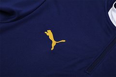 2025-26 Portugal Royal Blue Half-Pull Training Jersey