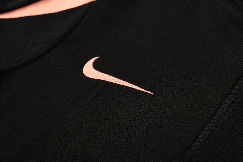 2025-26 France Black Half-Zip Training Jersey