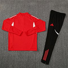 2025-26 Liverpool Red Half-Drawn Training Jersey