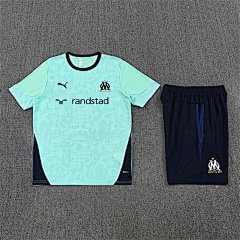 2025-26 Marseille Blue Short Sleeve Training Jersey