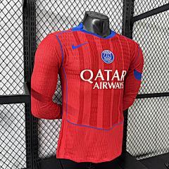 2025-26 Paris Saint-Germain Second Away Long-Sleeve Jersey - Player Version