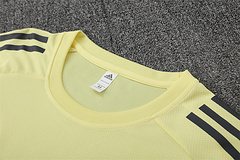 2025-26 Real Madrid Yellow Short Sleeve Training Jersey