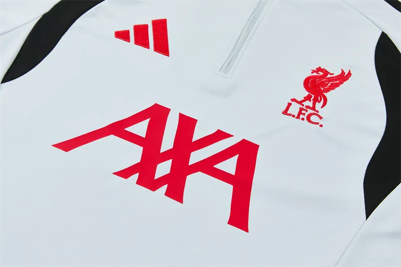 2026-27 Liverpool Light Grey Half-Zip Training Jersey
