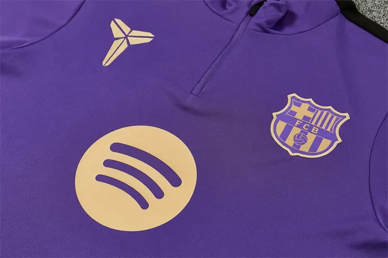 2026-27 Barcelona Red-Purple Half-Zip Training Jersey
