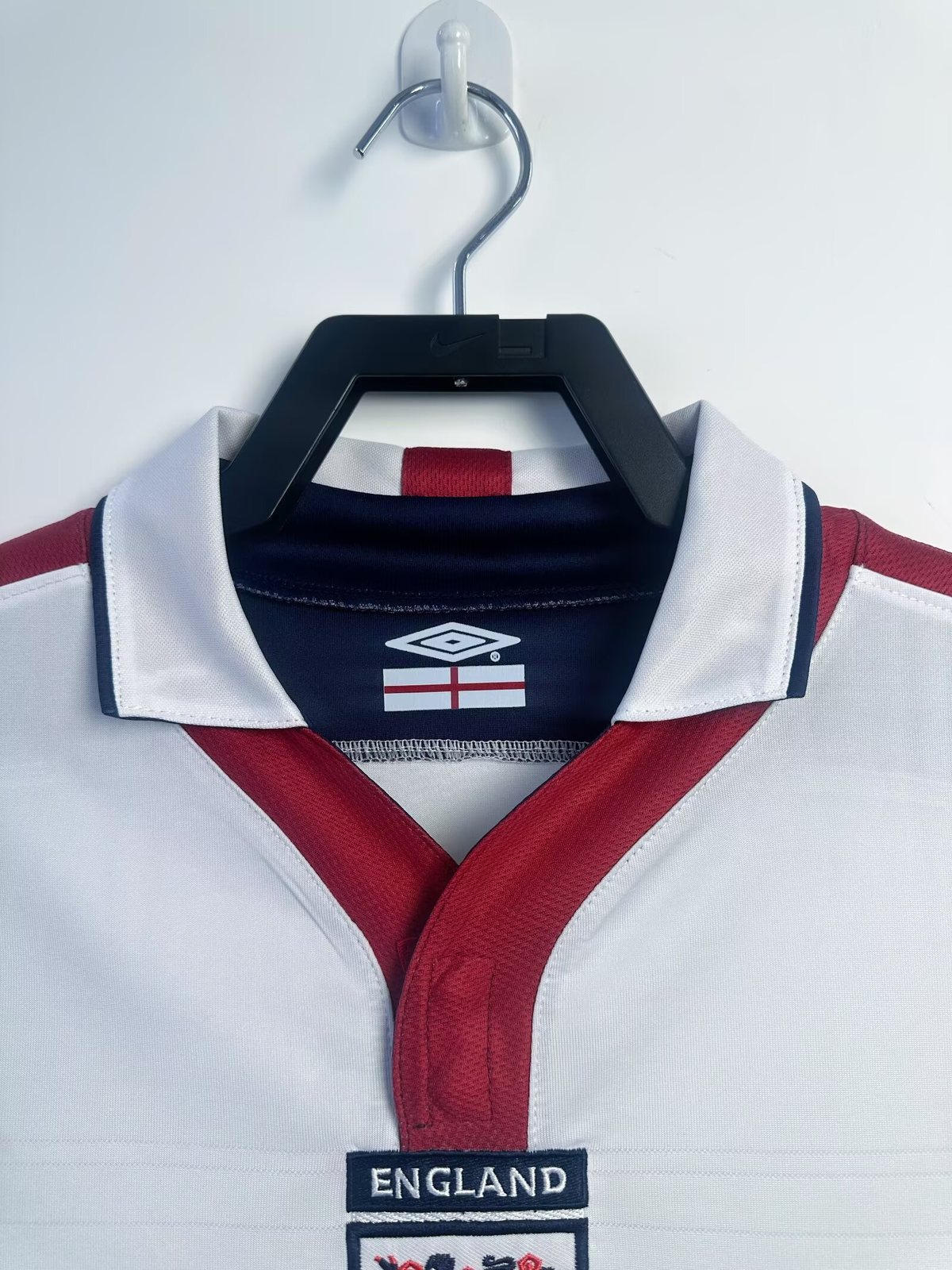 2004 England Home Retro Jersey