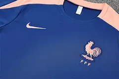 2025-26 France Blue Short Sleeve Training Jersey