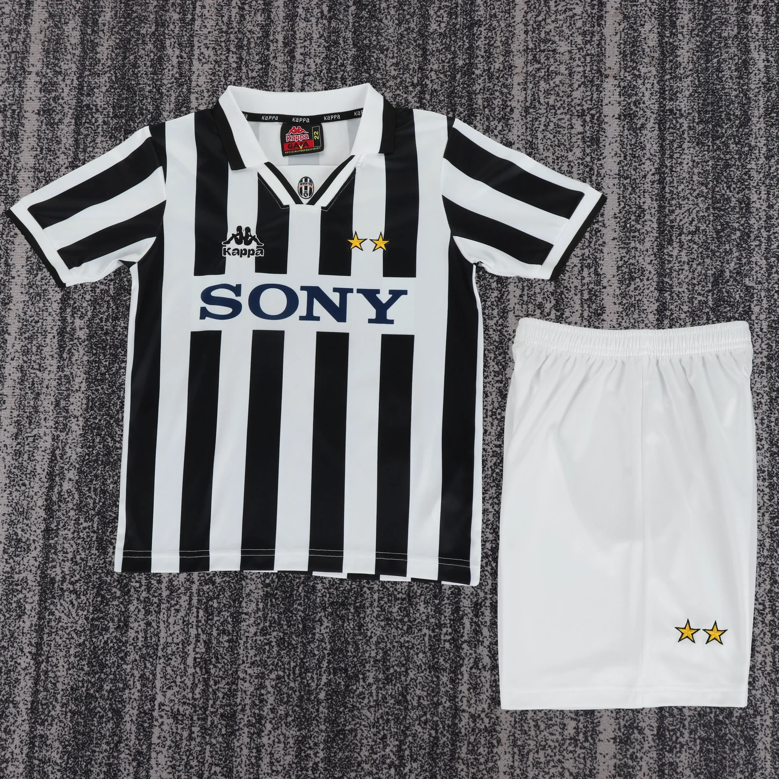 1995-96 Juventus Home Retro Jersey - Children's