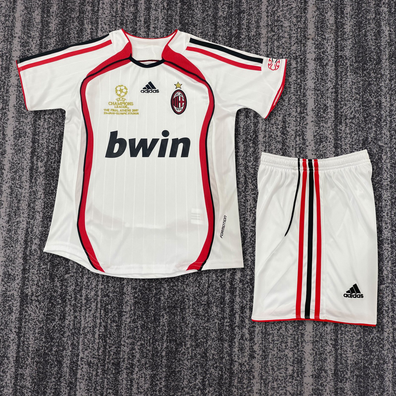 2006-07 AC Away Retro Shirt - Kids Sizes