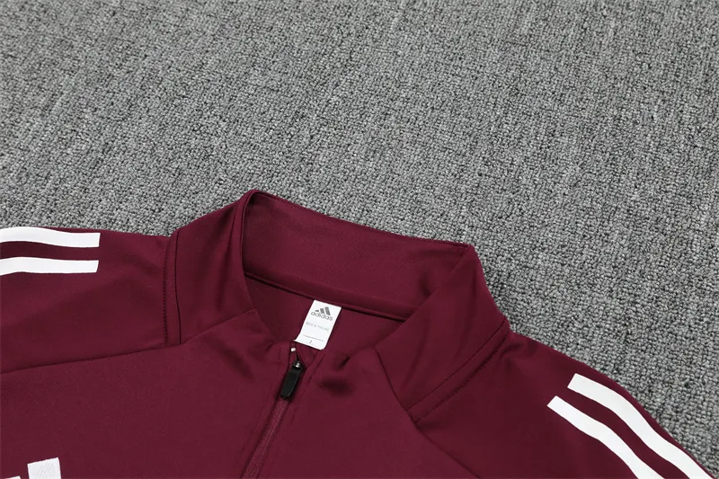 2025-26 Arsenal Red Half-Zip Training Jersey
