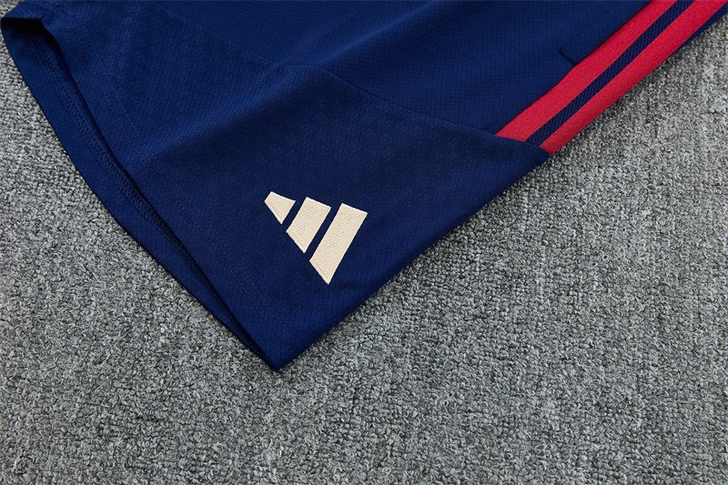 2026-27 Arsenal royal blue short-sleeved training kit