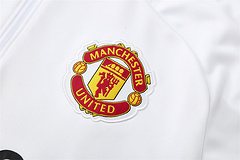 2025-26 Manchester United White Half-Raised Training Jersey