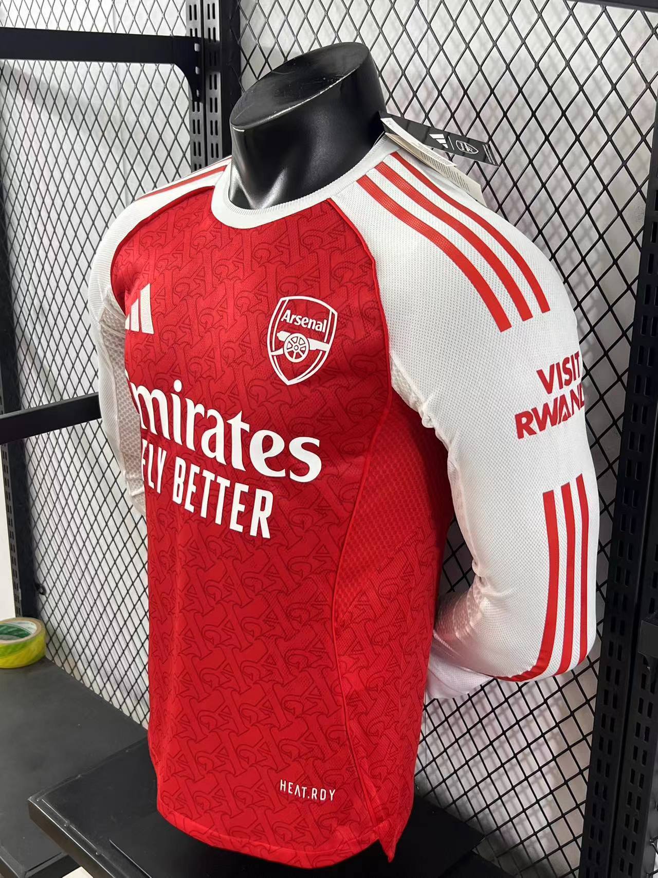 2025-26 Arsenal Home Long-Sleeve Jersey – Player Version
