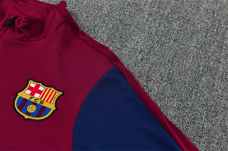 2026-27 Barcelona Red Half-Zip Training Jersey