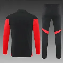2025-26 Bayern Munich Black Half-Pull Training Jersey