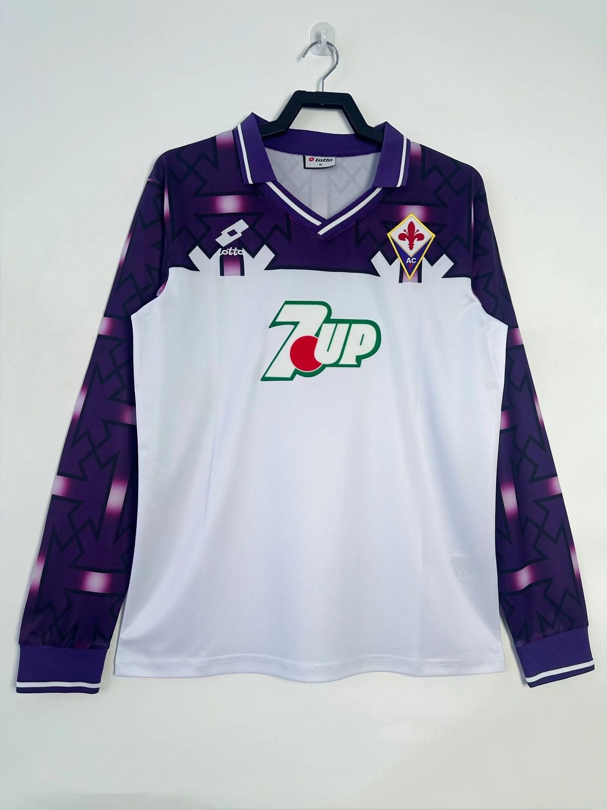 1992-93 Fiorentina Away Long Sleeve Retro Jersey