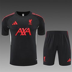 2025-26 Liverpool FC Black Short Sleeve Training Shirt