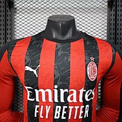2025-26 AC Home Long Sleeve Jersey - Player Edition