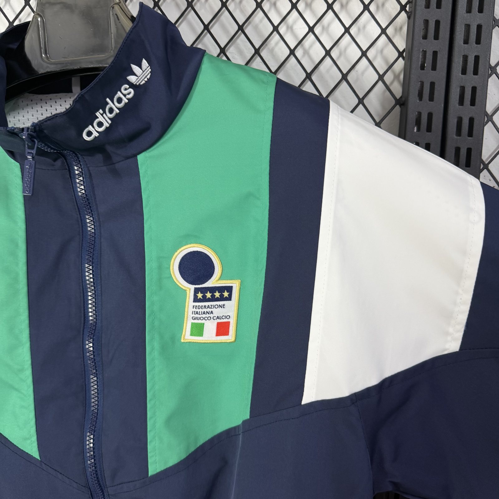 2026-27 Italy Royal Blue Waterproof Training Windbreaker