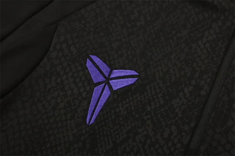 2025-26 Barcelona Black Half-Zip Training Jersey