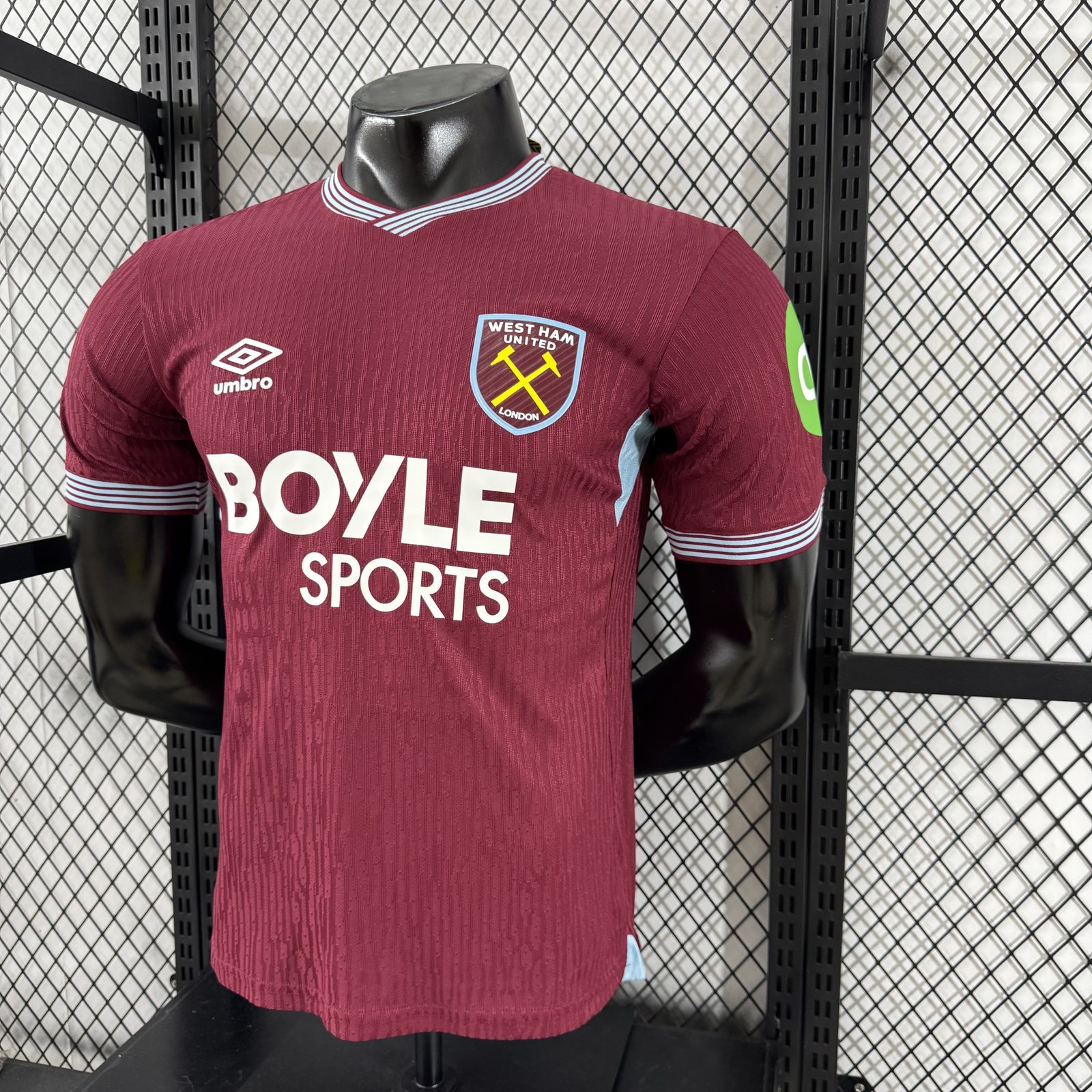 2025-26 West Ham United Home Shirt – Player Version