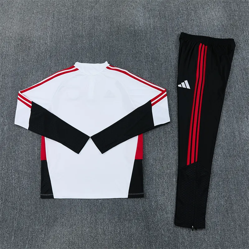 2026-27 Ajax White Half-Zip Training Jersey