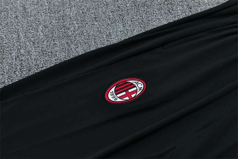 2026-27 AC Milan Red Half-Zip Long-Sleeve Training Jersey